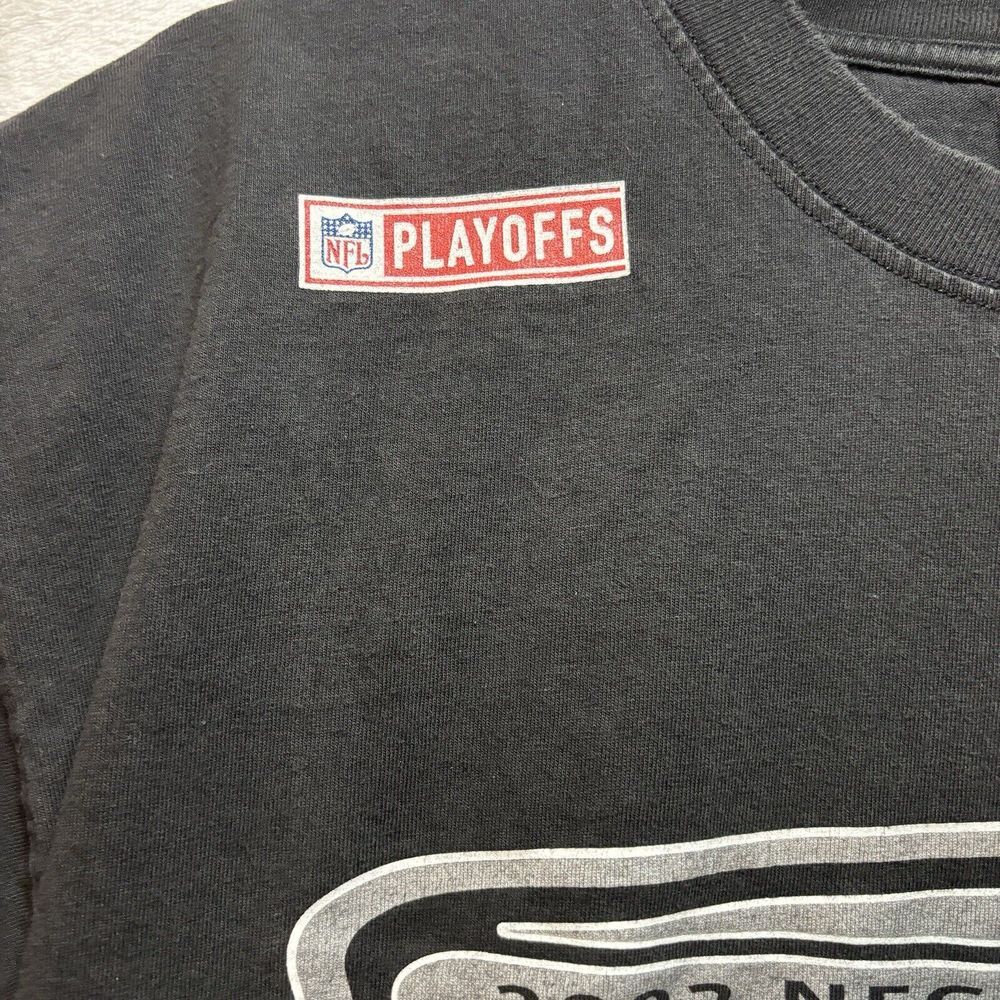 Vtg 2002 Reebok Shirt Mens 2XL Philadelphia Eagles NFL Champions Gray Crew Neck - Picture 3 of 9